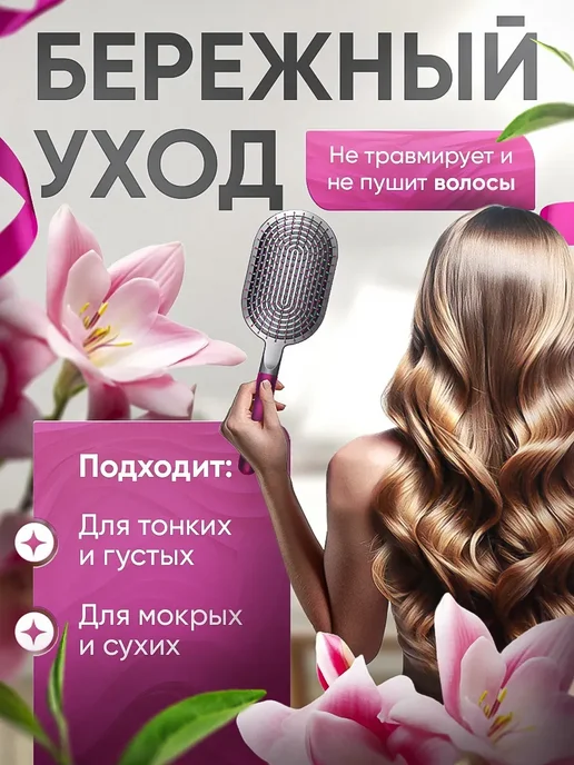 Dyson набор расчесок подарочный профессиональный 7 предметов, фиолетовый, фото 4
