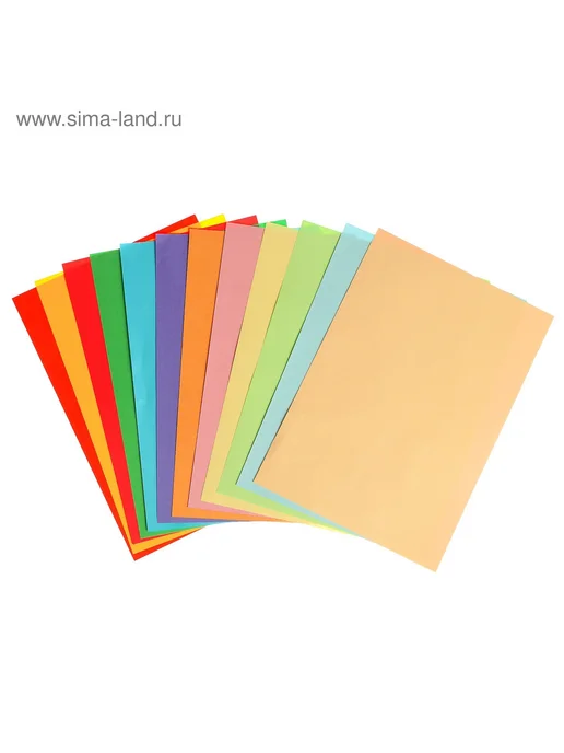 Бумага Market_Канцелярия Цветная A4, 80 г/м², 36 листов, 1 пачка, фото 4
