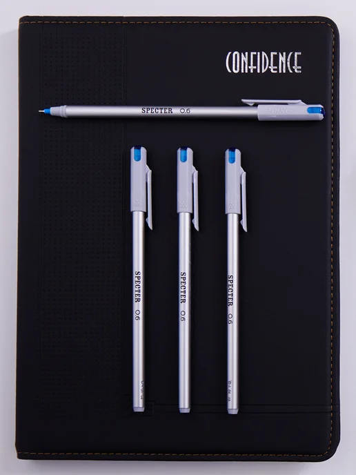 Flexoffice Ручка шариковая синяя 0,6 мм Specter, синий, фото 8