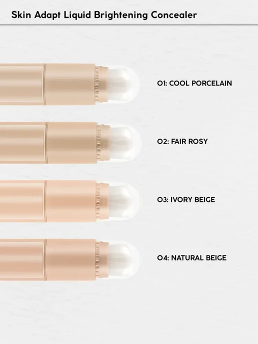 MONIC BEAUTY Консилер для лица Skin Adapt тон 01 Cool Porcelain, бежевый, фото 5