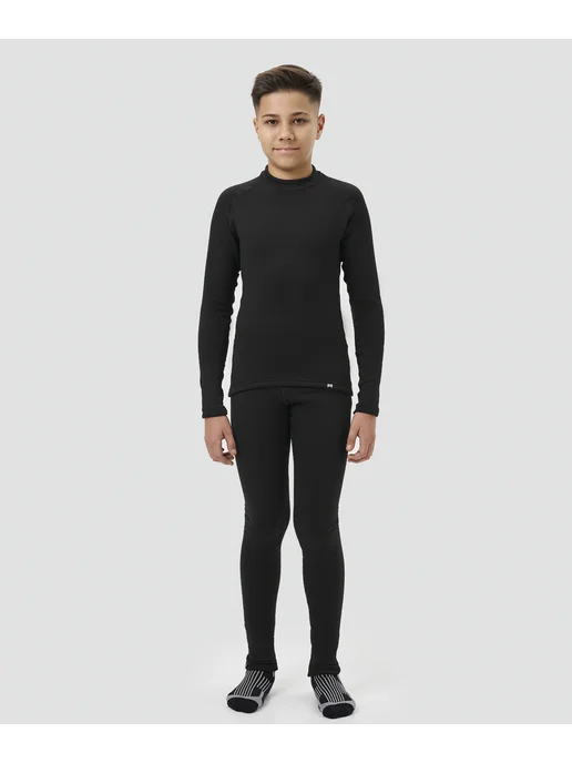 NORDSKI Теплое термобелье комплект Jr. X-Warm черный, черный, фото 2