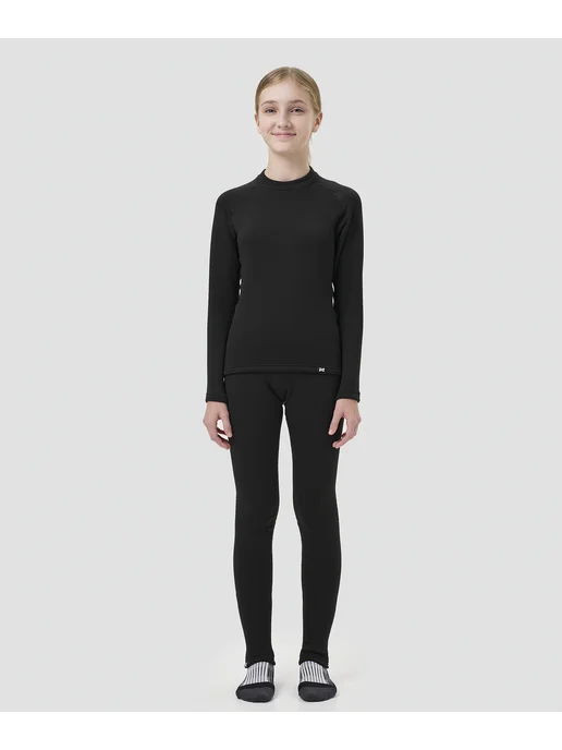 NORDSKI Теплое термобелье комплект Jr. X-Warm черный, черный, фото 3