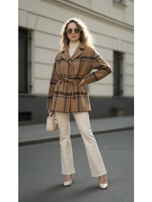 FANCY CODE Пальто короткое полупальто, желтый