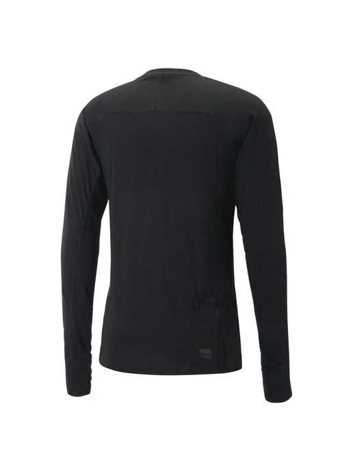PUMA Лонгслив Seasons Wool Long Sleeve, черный, фото 2