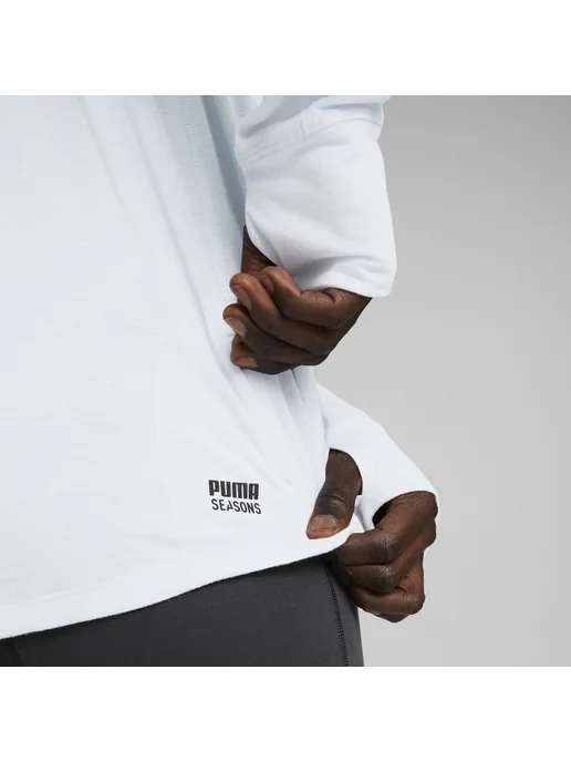 PUMA Лонгслив Seasons Wool Long Sleeve, серый, фото 3