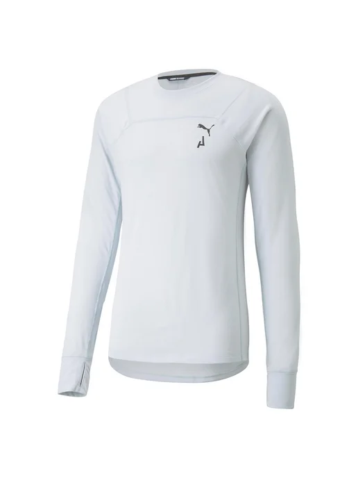 PUMA Лонгслив Seasons Wool Long Sleeve, серый, фото 6