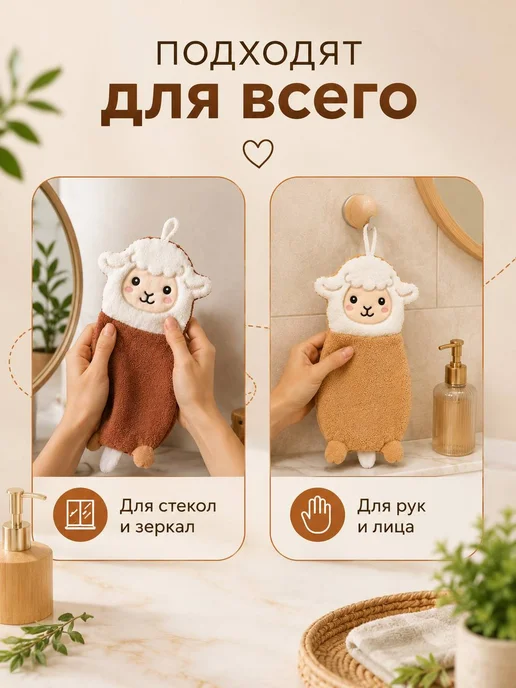 кухонное полотенце подарочный на новы год 2027, бежевый, фото 4