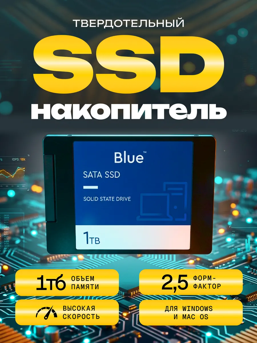 Твердотельный накопитель внутренний SSD 1TB