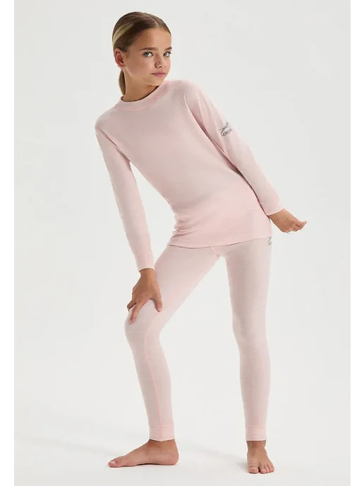 Norveg Термоштаны SOFT Woolmark термобелье повседневное легинсы, розовый, фото 2
