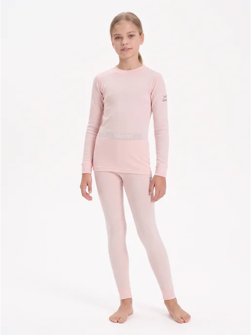Norveg Термоштаны SOFT Woolmark термобелье повседневное легинсы, розовый, фото 4
