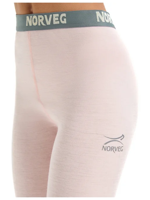 Norveg Термоштаны SOFT Woolmark термобелье повседневное легинсы, розовый, фото 7