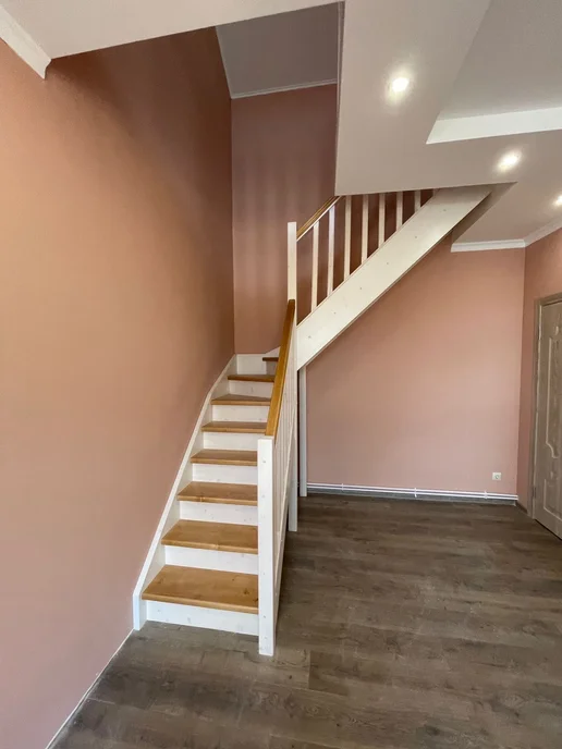 StairShop Лестница деревянная межэтажная проем 770х2080 мм (правая), 770x2080 мм, фото 8