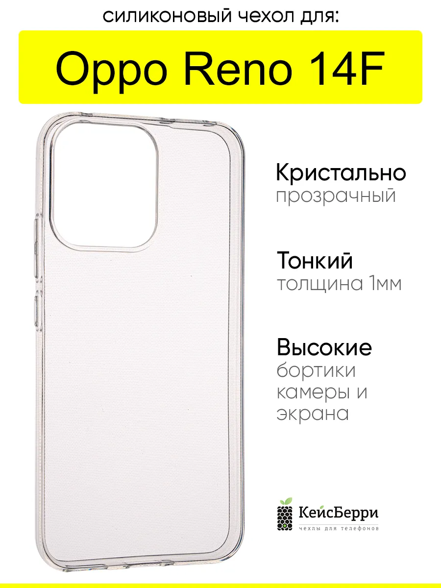 Чехол для Oppo Reno 14F, серия Clear