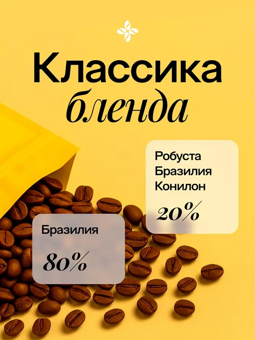 Lalibela coffee Кофе в зернах Арабика Бразилия 230 г, 230 г, фото 2
