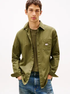 TOMMY JEANS Рубашка хлопковая