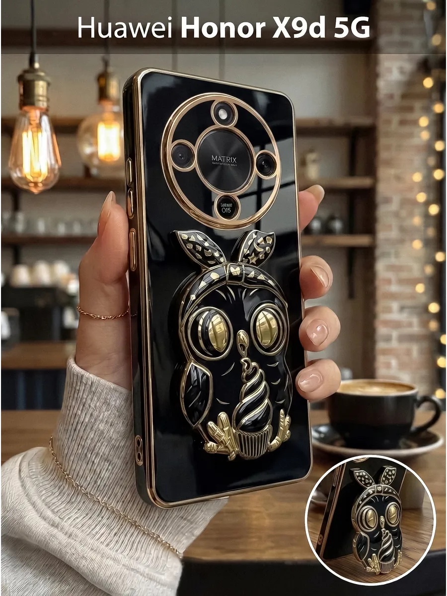 Чехол подставка с попсокет на Honor X9d 5G