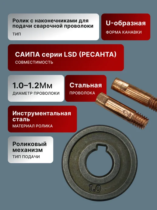 Ролик с наконечниками (1-1.2 мм) для САИПА — фото 2