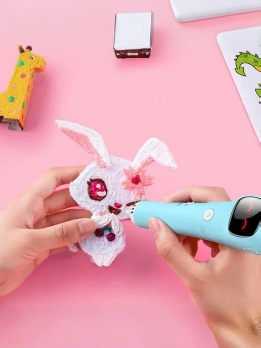 3d ручка 3d ручка беспроводная С набором пластика и Цвет -, вариант, фото 8