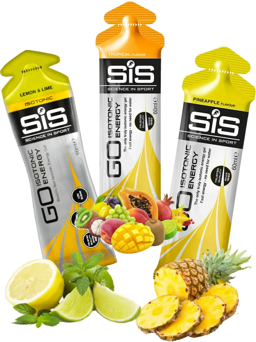 Углеводный гель изотоник SIS Go Isotonic Gel, 3 штуки