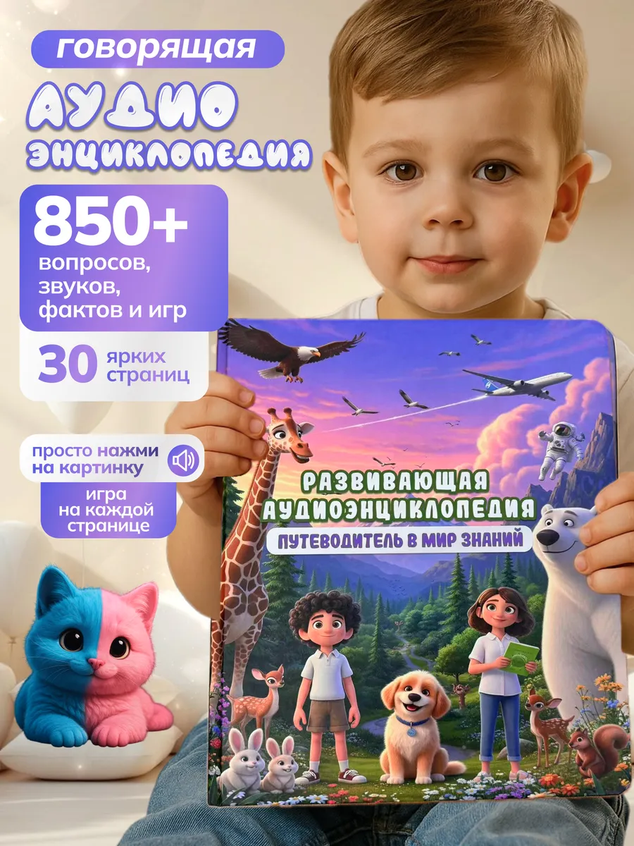 Говорящая интерактивная книга игрушка