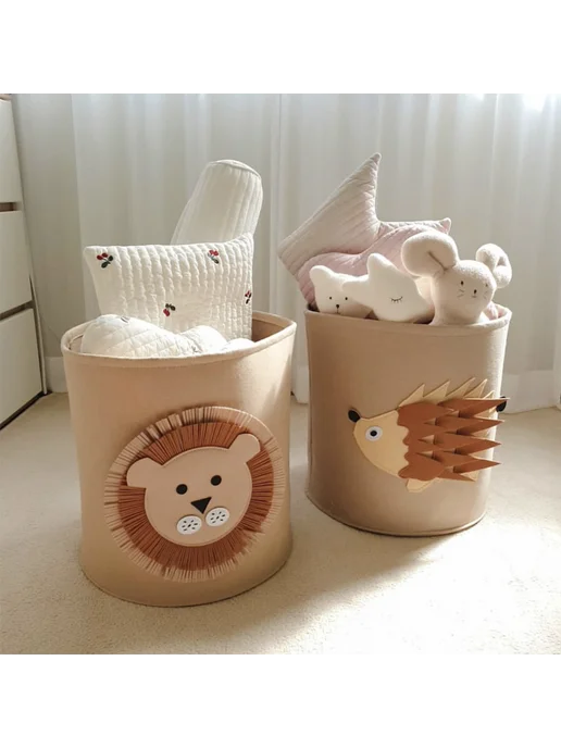 Ящик для хранения игрушек с мотивом льва, зеленый, фото 2