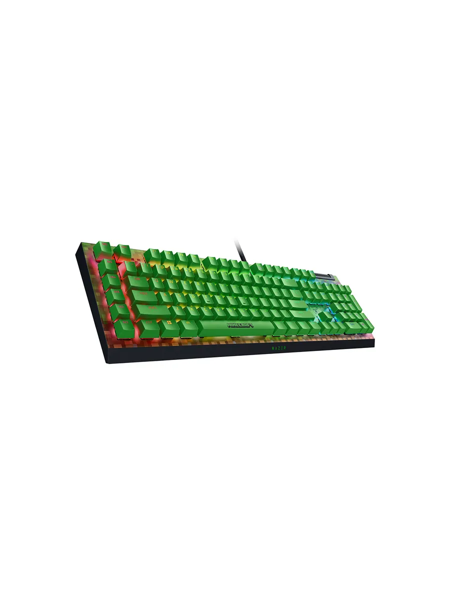 Razer Клавиатура BlackWidow V4 X Minecraft Edition (Green Switch)