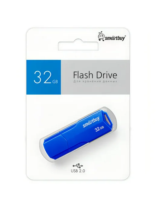32Гб накопитель SMARTBUY Clue, 32 ГБ