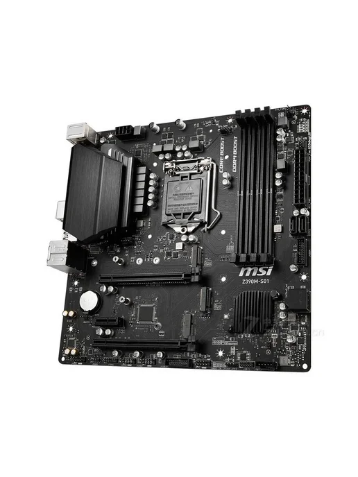 MSI Материнская плата LGA 1151 v2 Z390M-S01 DDR4 Micro ATX, вариант, фото 2