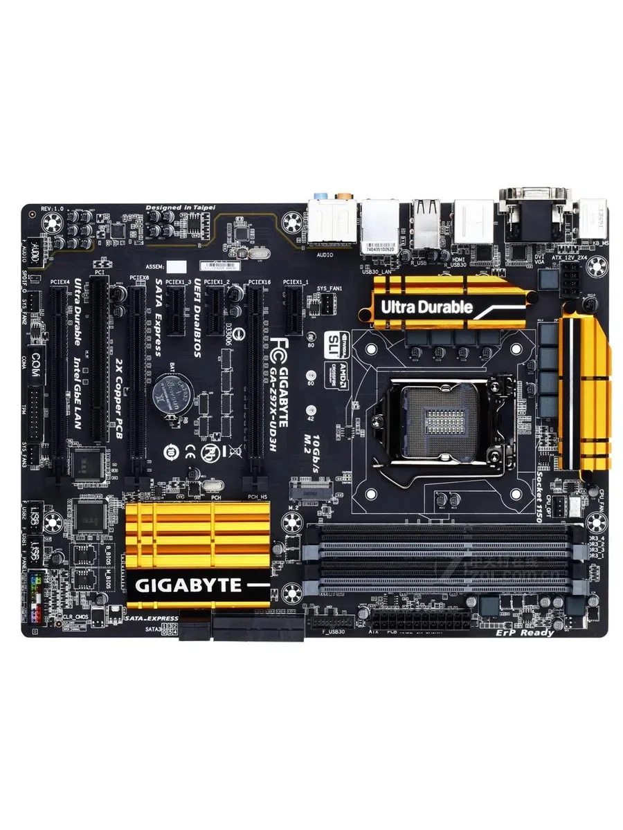 Gigabyte Материнская плата LGA 1150 Z97X-UD3H(rev.1.0) DDR3