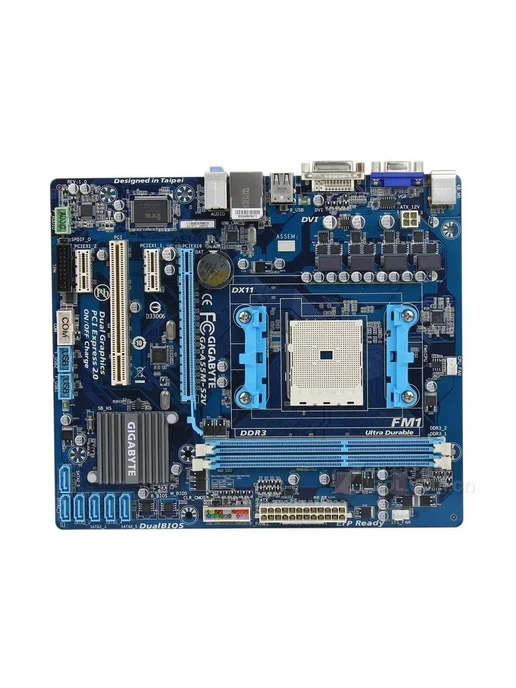 Gigabyte Материнская плата FM1 GA-A55M-S2V DDR3, вариант