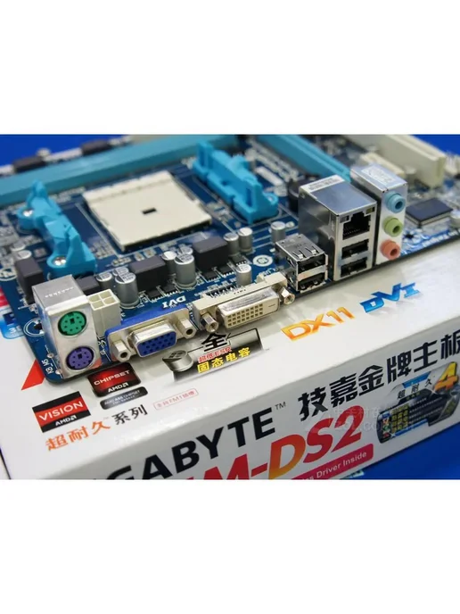 Gigabyte Материнская плата FM1 GA-A55M-DS2 DDR3, вариант, фото 4