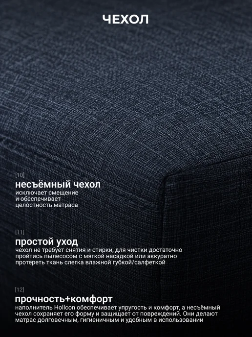 KEMPINGROUP Раскладушка с матрасом и изголовьем, серый, фото 7