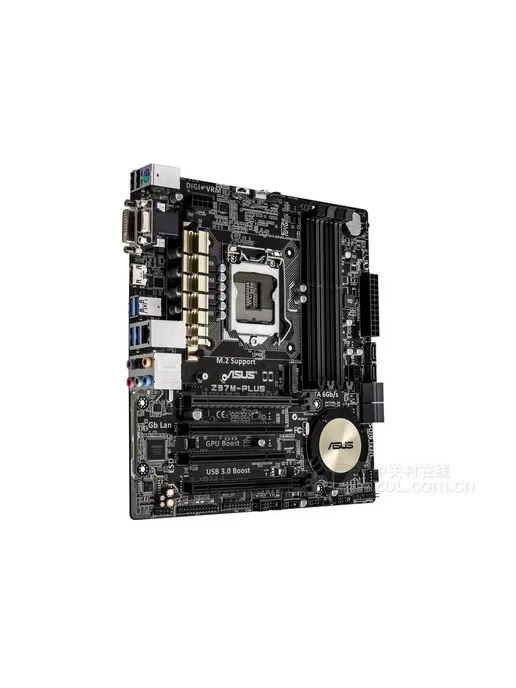 Asus Материнская плата LGA 1150 Z97M-PLUS DDR3, вариант, фото 2