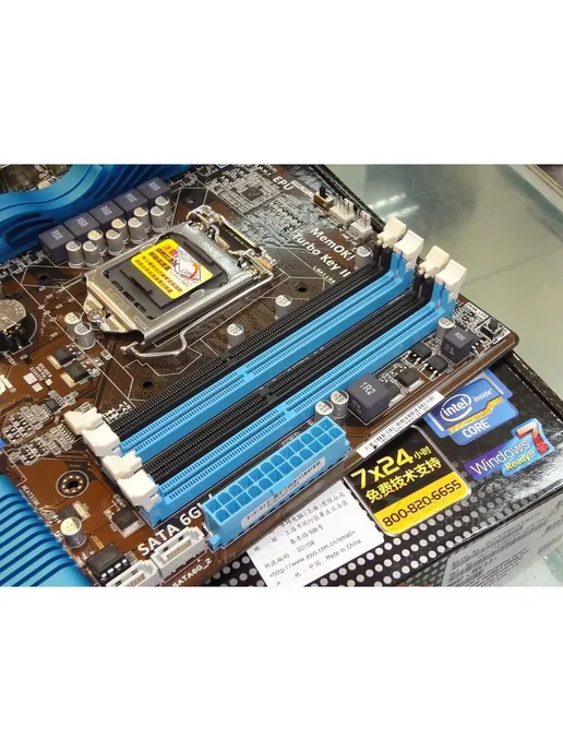 Asus Материнская плата LGA 1155 P8H67 DDR3, вариант, фото 4