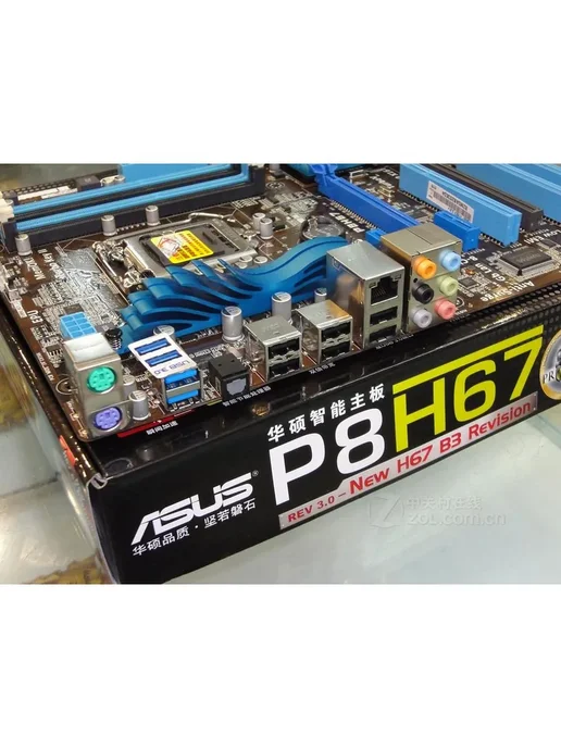 Asus Материнская плата LGA 1155 P8H67 DDR3, вариант, фото 5