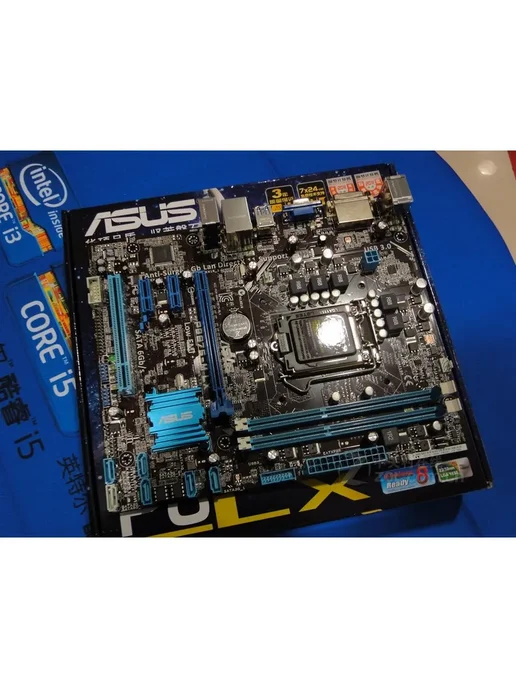 Asus Материнская плата P8B75-M, LGA 1155 LX DDR3, фото 2