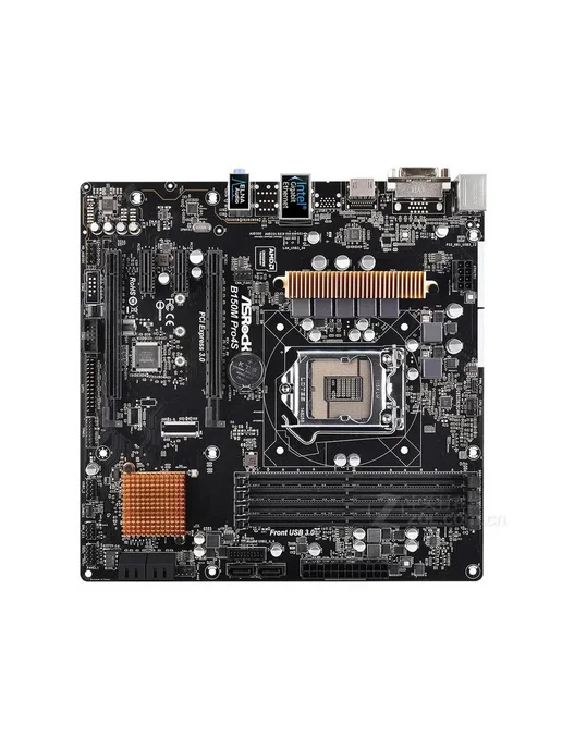 ASRock Материнская плата LGA 1151 B150M Pro4S DDR4, вариант