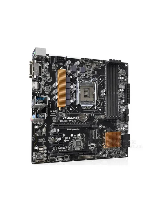 ASRock Материнская плата LGA 1151 B150M Pro4S DDR4, вариант, фото 3