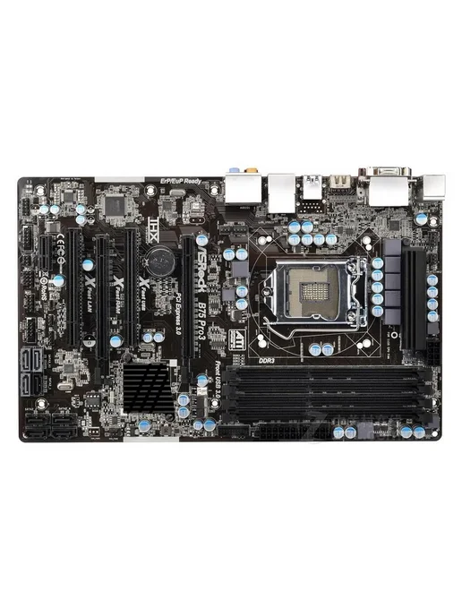 ASRock Материнская плата B75 Pro3 LGA 1155 DDR3 ATX, вариант