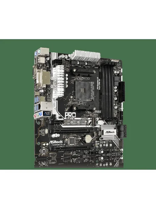 ASRock Материнская плата AM4 AB350M Pro4 DDR4, вариант, фото 3