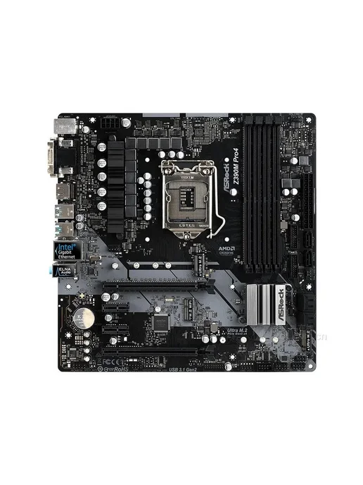 ASRock Материнская плата LGA 1151 v2 Z390M Pro4 DDR4, вариант