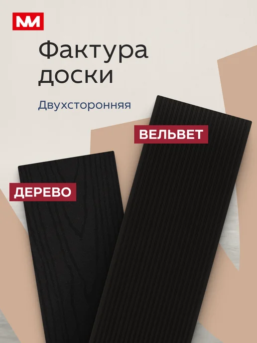 Imperial фабрика мебели Террасная доска из ДПК 141х26х1000мм - 4 шт, 8 шт, фото 3