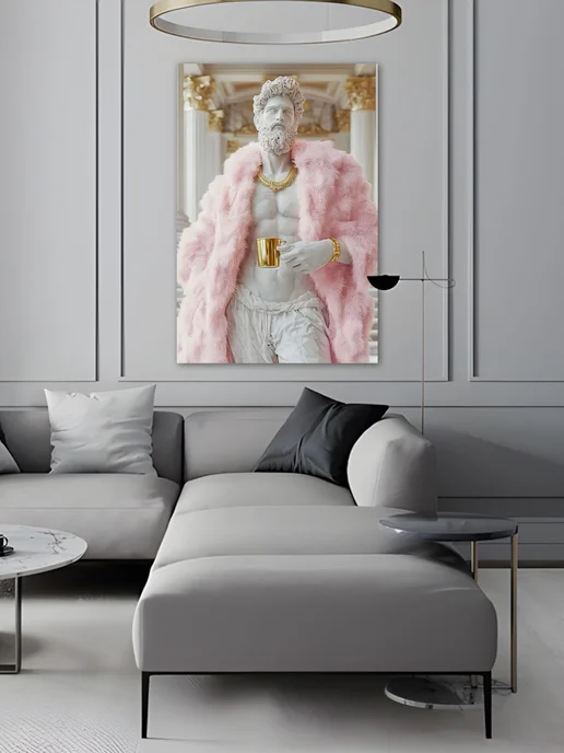 7Art Картина на стену для интерьера Гламурная Статуя 40х60 см, 40x60 см, фото 4