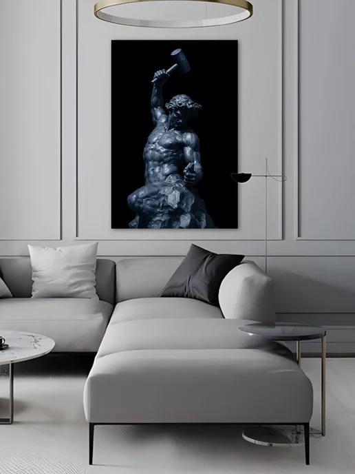7Art Картина на стену для интерьера Self Made Man 40х60 см, 40x60 см, фото 4