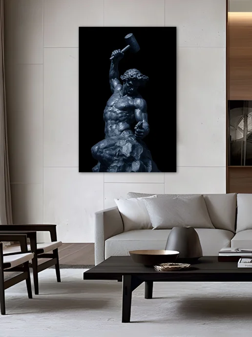 7Art Картина на стену для интерьера Self Made Man 40х60 см, 40x60 см, фото 7