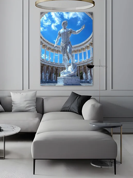 7Art Картина на стену для интерьера Статуя в Колизее 50х70 см, 50x70 см, фото 4