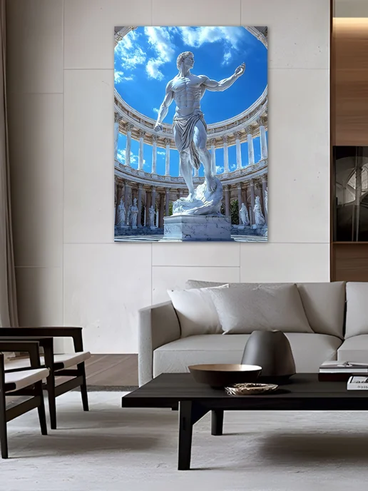 7Art Картина на стену для интерьера Статуя в Колизее 50х70 см, 50x70 см, фото 7
