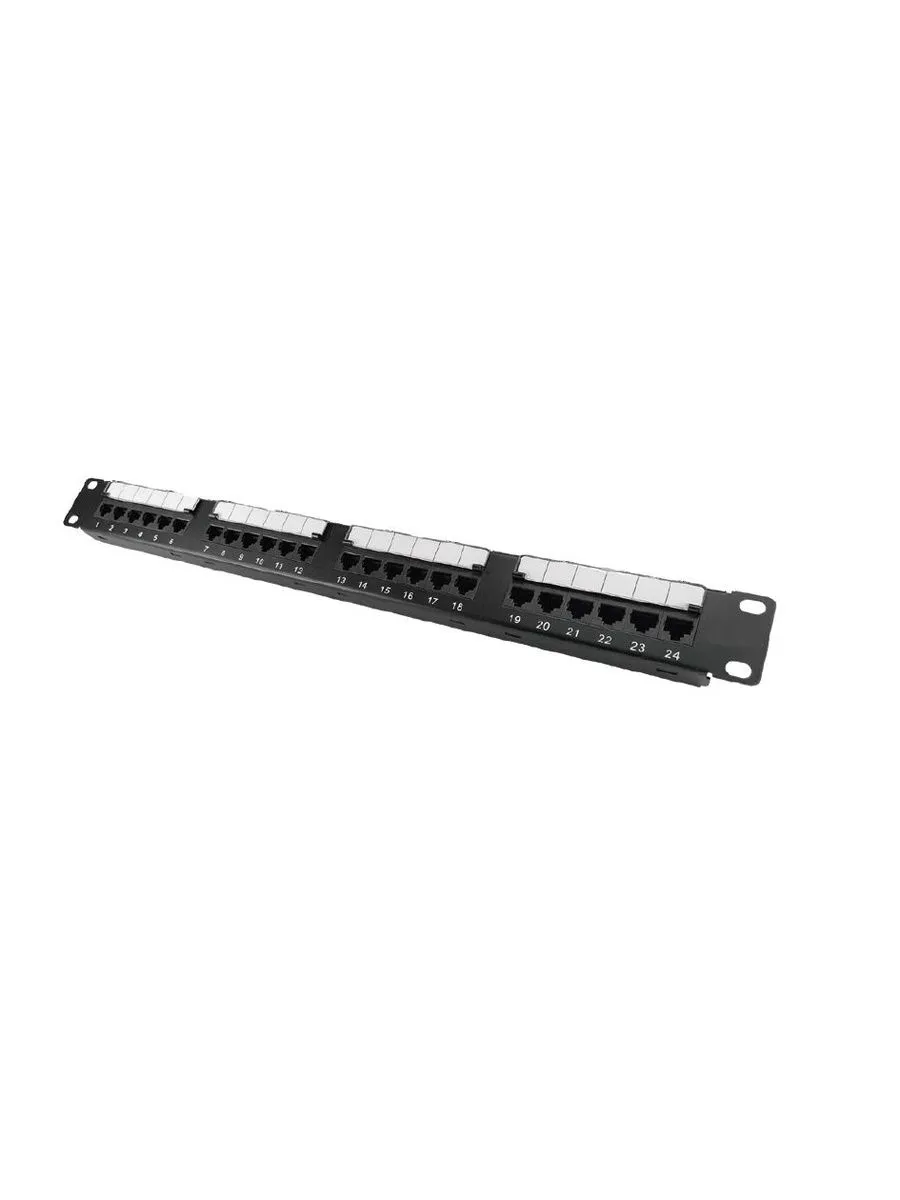 Патч-панель PP-1U-24-C6-CM кат. 6, 24 порта, 1U