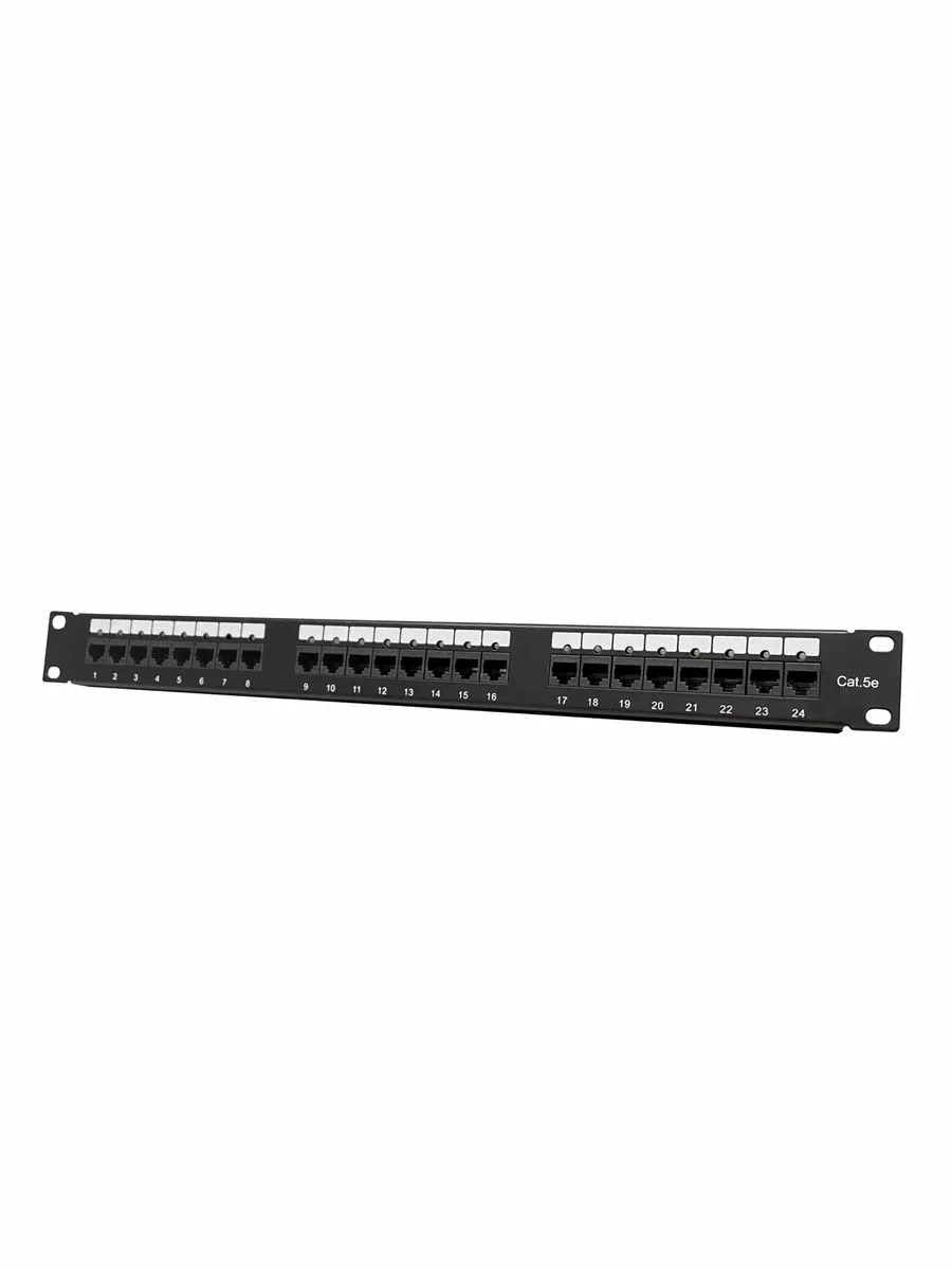 Патч-панель PP-1U-24-C5E-CM кат. 5е, 24 порта, 1U