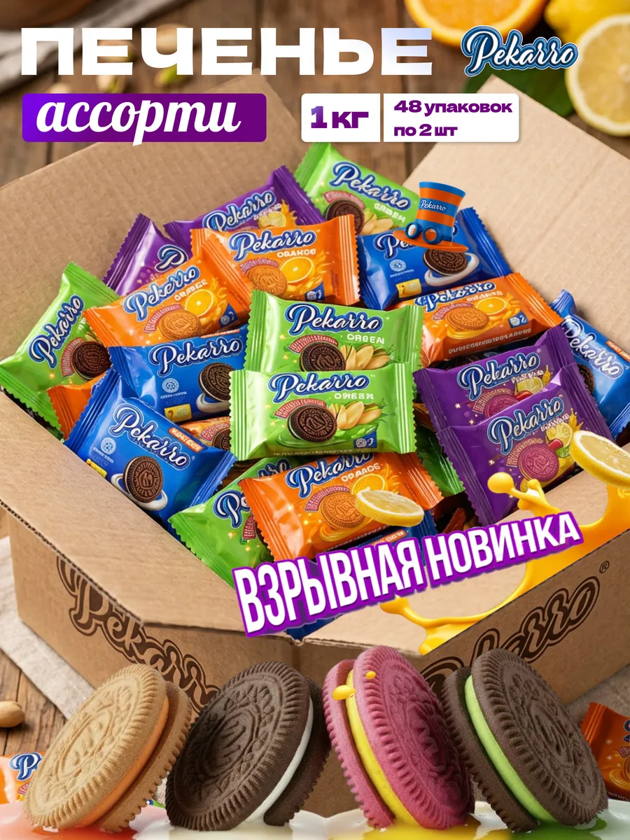 Печенье сэндвич ассорти